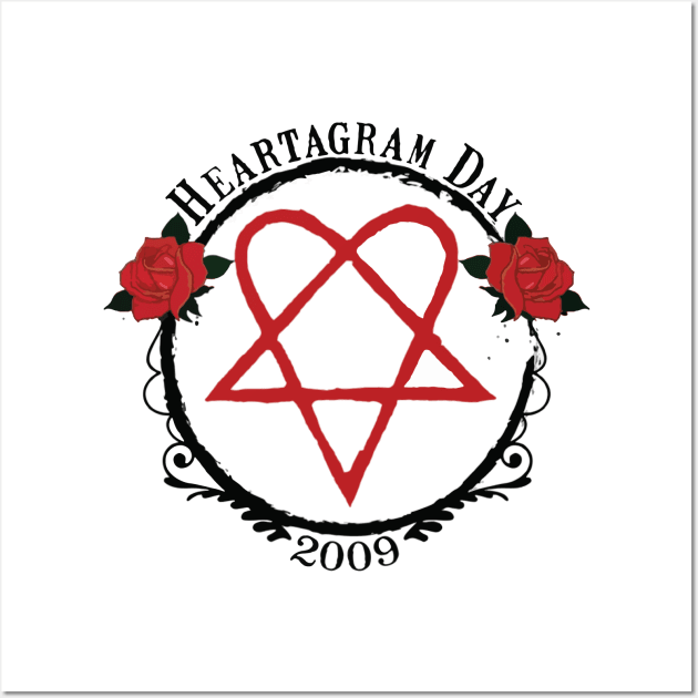 Heartagram HIM Wall Art by Colin Irons